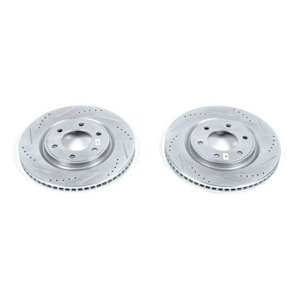 Power Stop JBR1552XPR Evolution Drilled & Slotted Rotors -Front