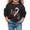 Black, variant on Girls Cancer Awareness Month Printed Long Sleeve Pullover Sweatshirt Lined Casual Top Hooded Sweatshirts 5-6 Years