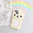 thumbnail image 1 of Funda de silicona suave con dibujos 3D para iPhone, carcasa con dibujos de animales, pato, unicornio, oso, 6s, 7, 8 Plus, X, XR, Xs, 11, 12 Pro Max Fivean unisex, 1 of 2