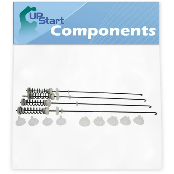 4-Pack W10780048 Washer Suspension Kit Replacement for Part Number AP5971398 Washer - Compatible with W10257088 Washing Machine Suspension Rods