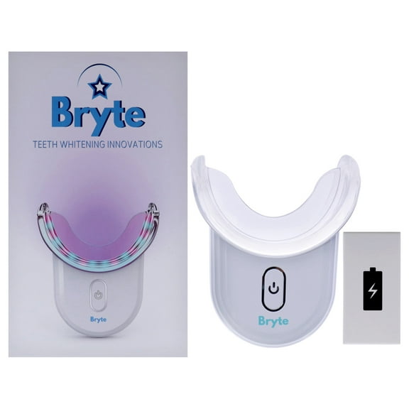 Bryte Wireless Led Teeth Whitening Kit , 5 Pc 3 Teeth Whitening Gel Pens, Bryte Smart Technology Wireless Mouthpiece, Charging Port