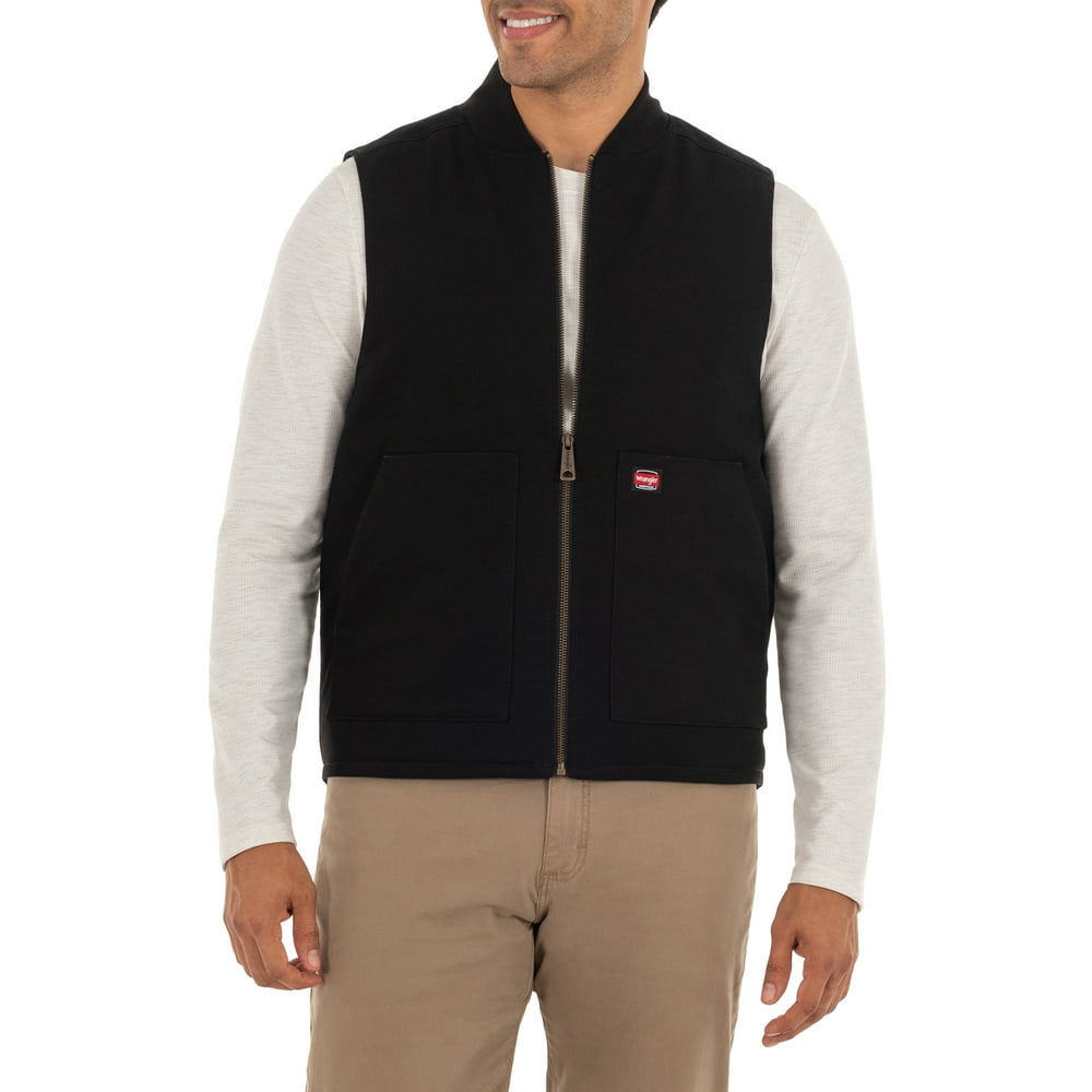 Wrangler Wrangler® Men's Flex Canvas Quiltedlined Vest