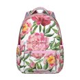 thumbnail image 1 of Vintage Botanical Flower Backpack Lightweight and Multifunctional Students’s Backpack with Tropical Flower and Butterfly Design for School and Travel, 1 of 6