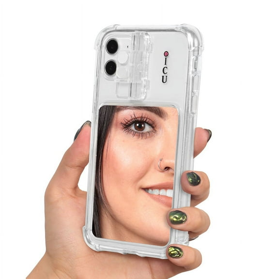 ICU Designs iPhone 11 Clear Shockproof Cell Phone Mirror Case, Magsafe