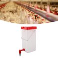 thumbnail image 1 of Large Capacity Hanging Chicken  Waterer, No Leak Design, Durable ABS and Stainless Steel, Automatic Drinking, Unique Hanging, for Farm Poultry  Drinker, 1 of 7