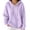 Light Purple #153, variant on Women's Polka Dot Hoodie Long Sleeve Pullover Sweatshirt with Kangaroo Pocket Drawstring Casual Fall Hoodie