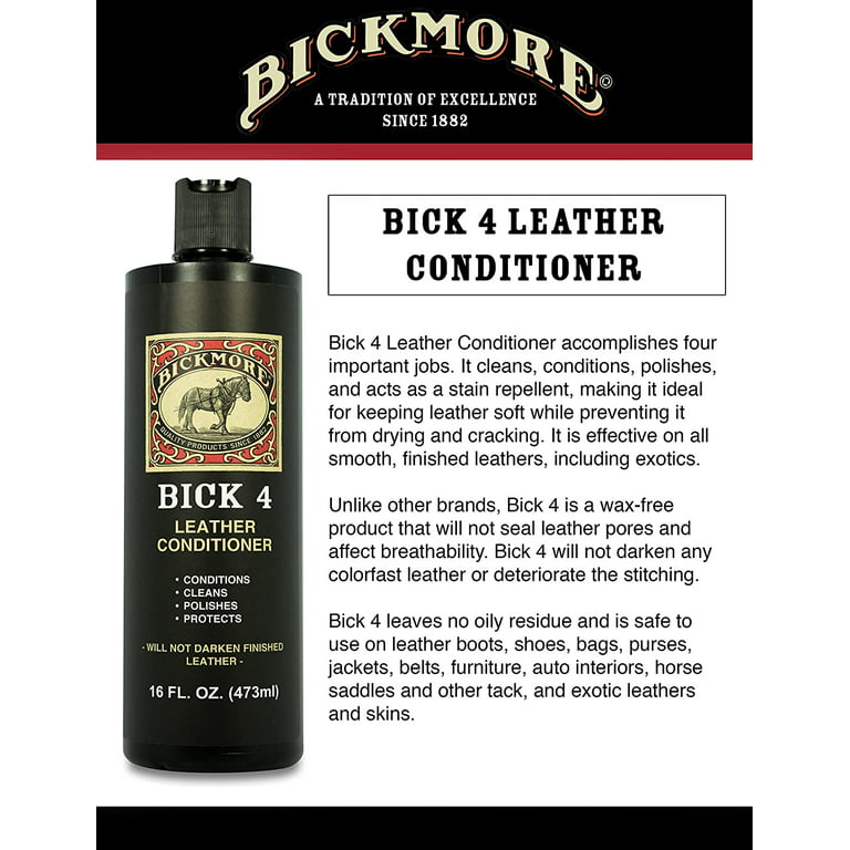 Bick 4 Leather Conditioner Gallon