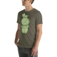 thumbnail image 4 of Cute Smiski Shirt – Kawaii Green Character tee (Army, S), 4 of 6