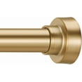 thumbnail image 1 of Tringle de Rideau de Douche à Tension 34-66 Pouces, Tringle de Rideau à Tension à Ressort Réglable Sans Perçage, Antidérapante, Ne Rouille Jamais, Acier Inoxydable, pour Petite Fenêtre Buanderie Porte Entrée, Or, 1 of 15