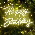 thumbnail image 4 of Luces de decoración con control remoto para dormitorio Navidad Cumpleaños Blanco Cálido Zulema Señal de luces de fiesta, 4 of 7