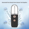 thumbnail image 4 of Mini 30ml USB Humidificadores recargables Difusor Facial Plástico Pasado Mistola Rociador Hojereo Handheld Skin Care Máquina herramienta Negro Inevent HA028263-01B, 4 of 7
