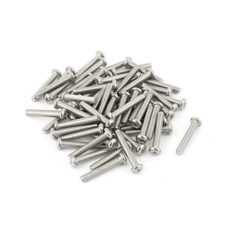 

M5 x 30mm 304 Stainless Steel Crosshead Pan Head Screws Bolt 60pcs