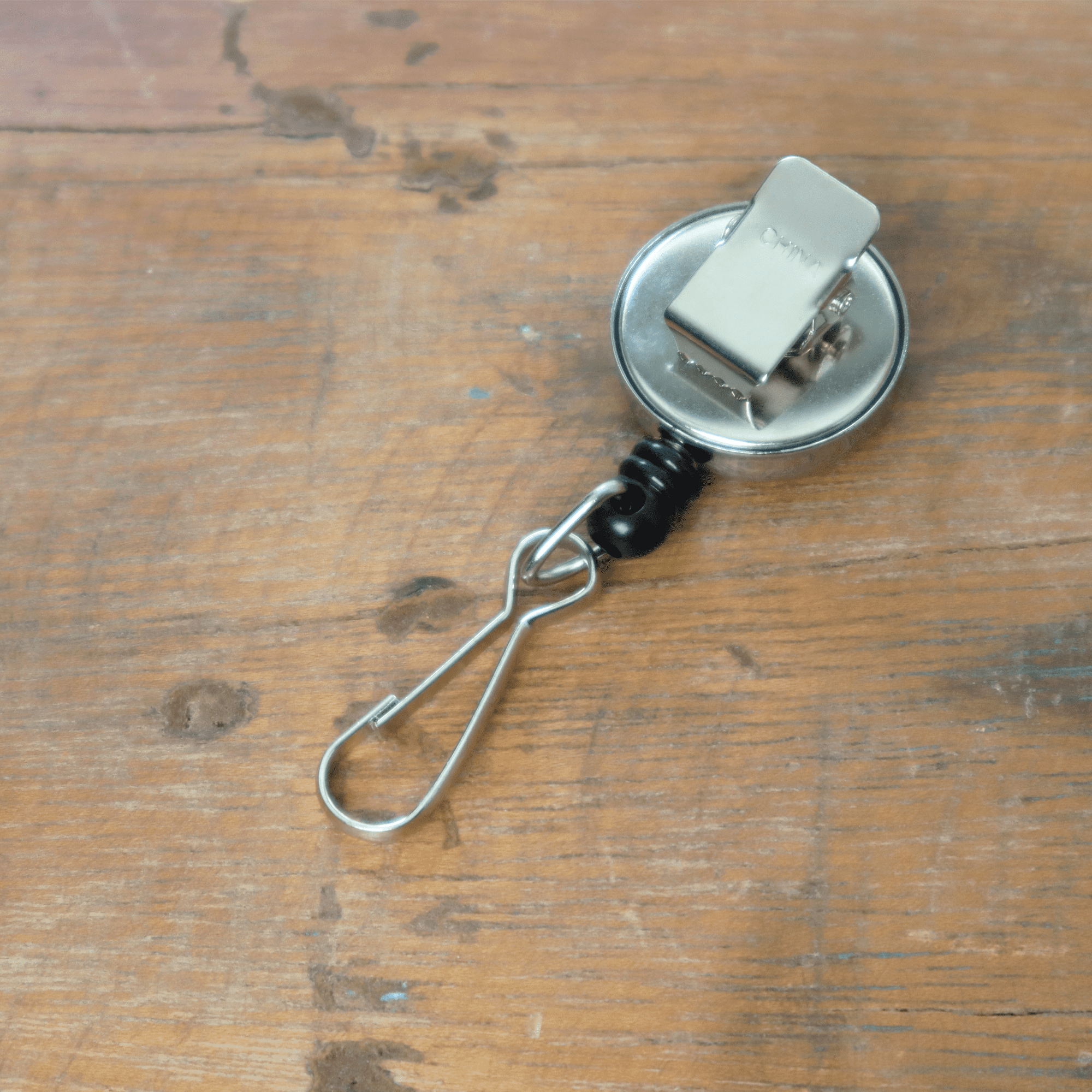 25 Pack - Small and Heavy Duty Metal Retractable Badge Reel with J Hook - Powerful Spring Clip & Strong Retraction Force - Cute Name Badge Holder for Nurse by Specialist ID