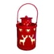 thumbnail image 1 of Farol de vela Farol navideño iluminado Candelabros Accesorios para fotos Candelabro rojo, 1 of 9