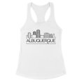 thumbnail image 1 of Skyline Albuquerque Tank Top Fitted Racerback Women's 2X-Large White, 1 of 5