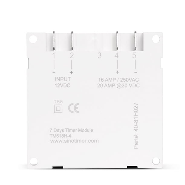 Controlador de temporización de ciclo automático TM618H Interruptor de temporizador programable semanal (12 V) Ehuebsd Libre de BPA