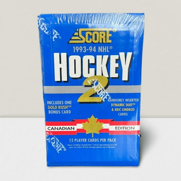1993-94 Score Série 2 Édition Canadienne Hockey Hobby Box - 36 Packs par Boîte