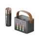 thumbnail image 2 of Nuevo sistema de karaoke con Bluetooth y micrófono, altavoz Bluetooth con luz LED, múltiples transformaciones de luz, con micrófono, altavoz exterior con audio Bluetooth., 2 of 7