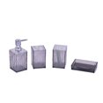 thumbnail image 1 of Liquidación de almacenamiento, juego de accesorios de baño de 4 piezas con dispensador de jabón, cepillo de dientes, vaso y jabonera, bandeja de baño, juego de ducha, caja, juego de botellas de baño,, 1 of 6