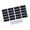 Black, variant on Misright 20Pcs Plastic Garden Retaining Fence Stone Look Border Panels Garden Edging