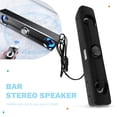 thumbnail image 4 of Barra de Sonido Bluetooth con Cable USB, Altavoces Estéreo para Proyector, PC, Portátil, Teléfono, Ordenador, Altavoz Auxiliar de 3,5 mm., 4 of 5