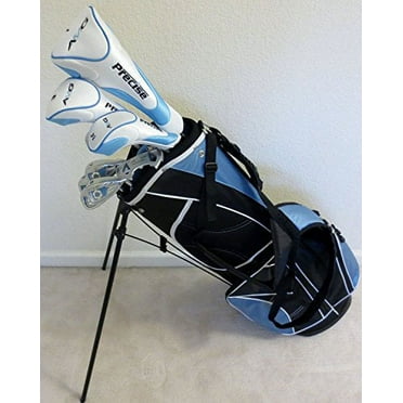Womens Complete Golf Set Custom Made for Petite Ladies 5'0" to 5'5" Tall Complete Driver, Fairway Wood, Hybrid, Irons, Putter, Stand Bag Right Handed