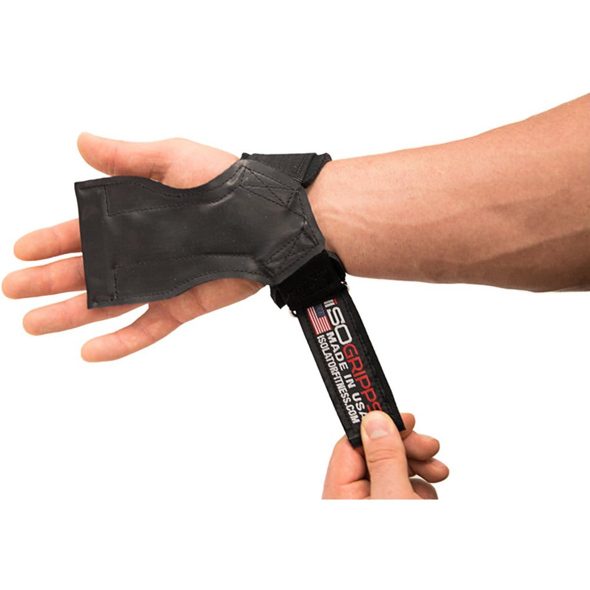 Isolator Fitness ISOGRIPPS Weight Lifting Straps Black