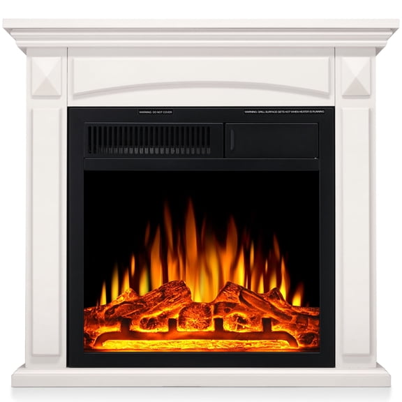 WAA 24.49 in x 26.5 in 1500W Electric Fireplace