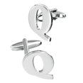 thumbnail image 3 of 1 par elegante hombres de la gemelos gemelos boda , Q Q Yinane Gemelos con letras del alfabeto, 3 of 6