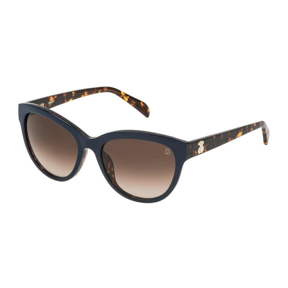 Tous SUNGLASSES POLARIZED FASHION SUN GLASSES TOUS BLUE BROWN WOMEN