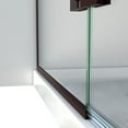 thumbnail image 4 of DreamLine Aqua Ultra 45 in. W x 72 in. H Frameless Hinged Shower Door in Oil Rubbed Bronze, 4 of 8