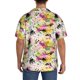 thumbnail image 3 of Balery Retro Musical Camisa Casual de Manga Corta con Botones para Hombre, Texturizada, Estilo Cubano, para Playa, Verano-X-Large, 3 of 5