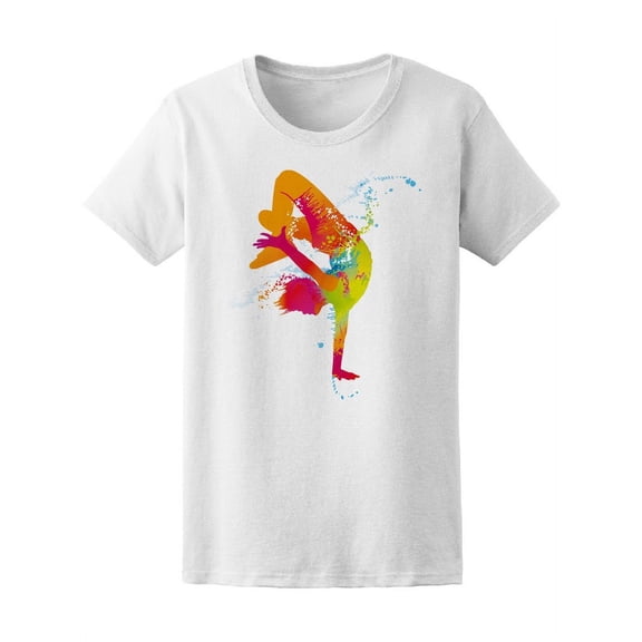 The Dancing Boy Watercolor T-Shirt Women -Image by Shutterstock, Female Large