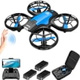 thumbnail image 2 of V8 nuevo Mini Drone 4K 1080P HD Cámara Drones WiFi Fpv presión de aire altura mantener plegable Quadcopter RC Dron juguete para regalo Tan Jianjun unisex, 2 of 2