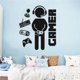 thumbnail image 3 of Gamer Con Controlador Calcomanía De Pared Gamer Pegatina Extraíble Game Boy Calcomanía Para Tienda De Casa Serendint HA020823-00, 3 of 6