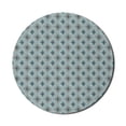 thumbnail image 1 of Tribal Mouse Pad for Computers, Hand Drawn Style Brush Ink Art Shapes with Prehistoric Culture Origins Peruvian, Round Non-Slip Thick Rubber Modern Gaming Mousepad, 8" Round, Multicolor, by Ambesonne, 1 of 2