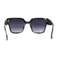 thumbnail image 4 of Womens 90s Designer Thick Temple Horn Rim Chic Sunglasses Slate Tortoise Smoke, 4 of 4