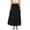 Black, variant on Skirts for Women Summer Casual Elegant Layered Tiered Long Skirt with Pockets High Waist A Line Flowy Womens Maxi Skirts White S