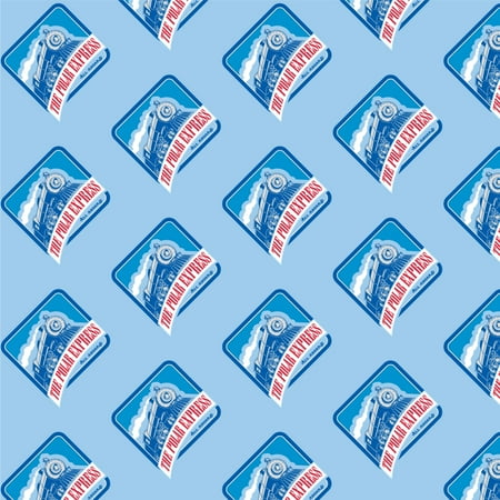The Polar Express All Aboard Premium Roll Gift Wrap Wrapping Paper