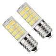 thumbnail image 1 of 2 Pack 4W Dimmable LED E17 Microwave Oven Bulb , Daylight 6000K 40W Halogen Equivalent Light ,Ceramic E17 LED Bulb, 1 of 7