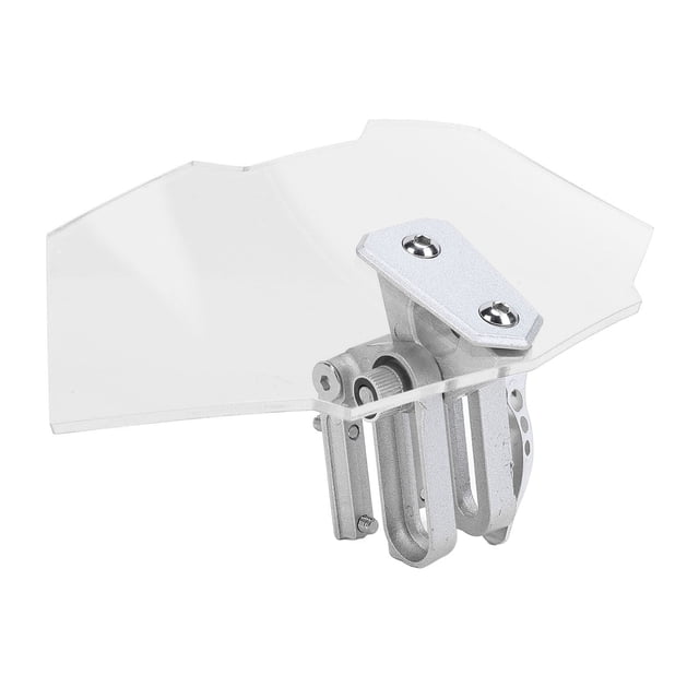 Adjustable Motorcycle Extension, Premium Acrylic, Universal Fitment, Motorcycle Wind Deflector Extension, Aluminum Alloy Bracket, Compatible with Cruiser for Most Motorcycle