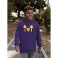 thumbnail image 2 of Cute Little Giraffes Hoodie Juniors -Image by Shutterstock,  Large, 2 of 4