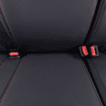 thumbnail image 7 of EKR Custom Fit Chevy Silverado Front Seat Covers for 2019-2024 Silverado 1500 Reg Cab,2020-2024 Silverado 2500 Reg Cab,2021-2024 Silverado 3500 Reg Cab- Leather(Black with Red Trim), 7 of 7