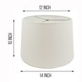 thumbnail image 4 of Pantalla Melloway Hardback Drum blanca 30 x 36 x 25 cm, 4 of 7