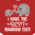 thumbnail image 4 of Inktastic Best Mawmaw Ever Grandchild Boys or Girls Baby Bib, 4 of 4