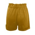 thumbnail image 3 of Abcnature Plus Size Shorts, Womens Athletic Shorts, Fashion Women Sweat Shorts, Summer Casual Loose Pocket Solid Pockets High Waist Short, Comfy Beach Shorts, Yoga Pants, Cycling Sport Shorts Yellow M, 3 of 5