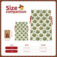 thumbnail image 3 of Honeii Sloth Sitting Tropical Leaves Print Small Burlap Bags,Christmas Drawstring Treat Bags Gift Bags Reusable Candy Goodie Wrapping Bags for Holiday Party Favors Supplies -Medium, 3 of 9