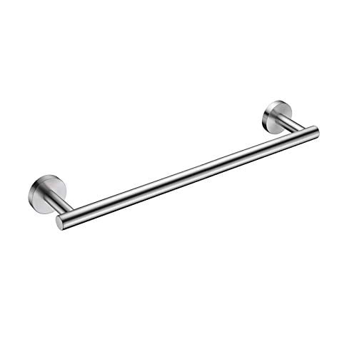 Nolimas Brushed Nickel Bath Towel Bar Single Bars Towel Rack Rod