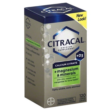 Citracal Plus Tablets With Magnesium 120 Tablets