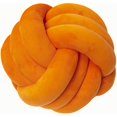 thumbnail image 1 of wonima44 Knot Pillows Ball Round Throw Pillows Home Decor Cushion Decorative Aesthetic Throw Pillows，Orange 11inch, 1 of 1
